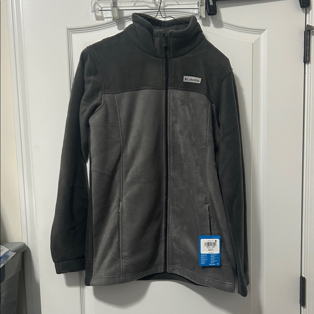 Columbia Kids' Black and Gray fleece Jacket